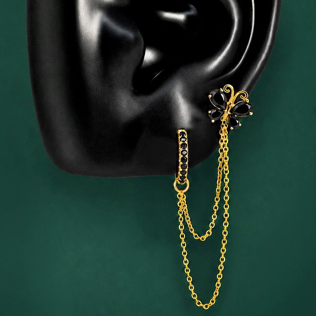 Metamorphosis - Double Piercing - Black