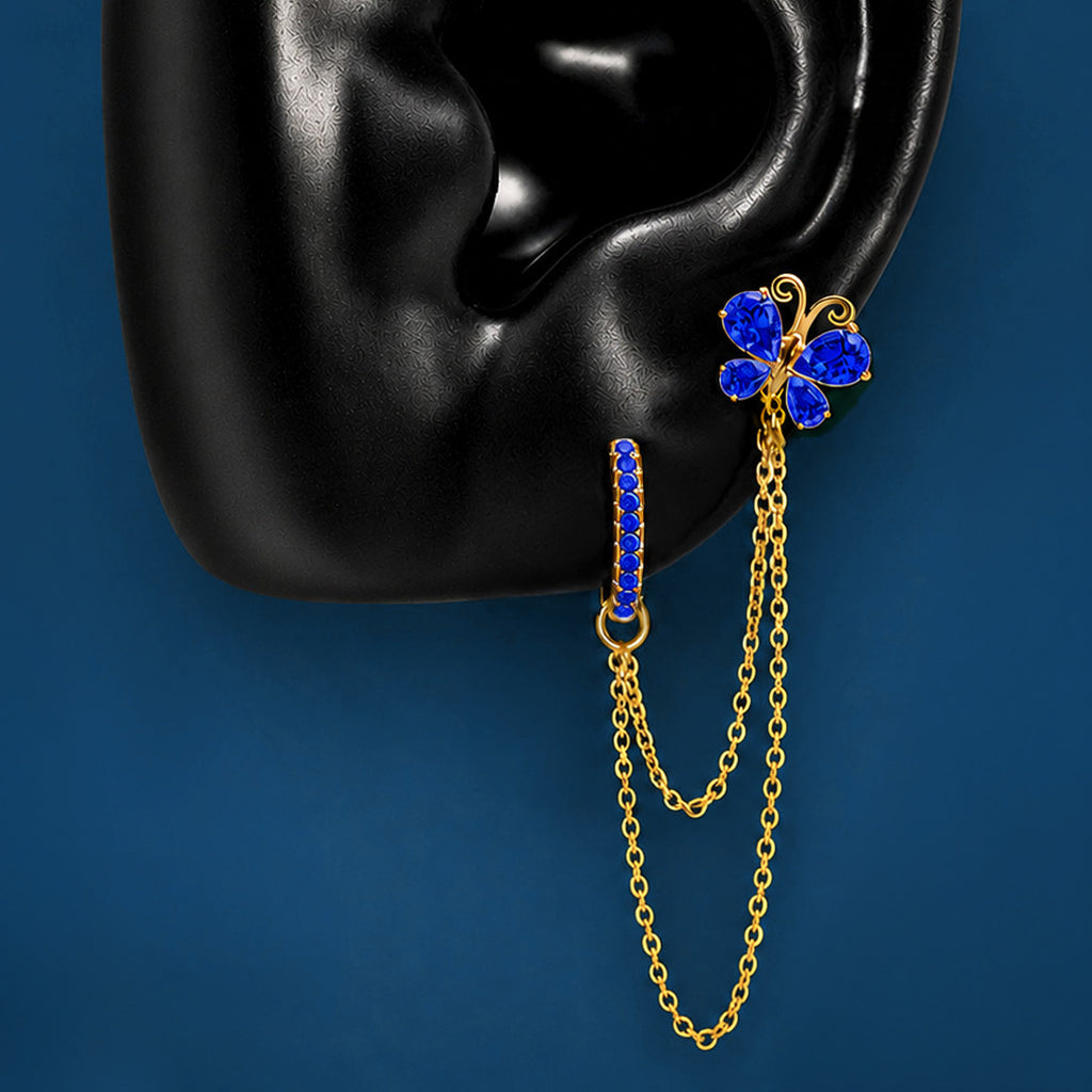 Metamorphosis - Double Piercing - Blue