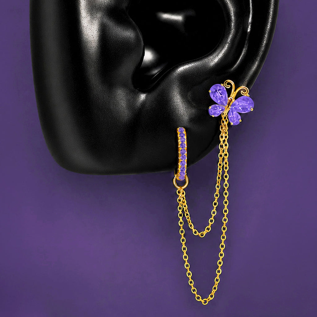 Metamorphosis - Double Piercing - Purple