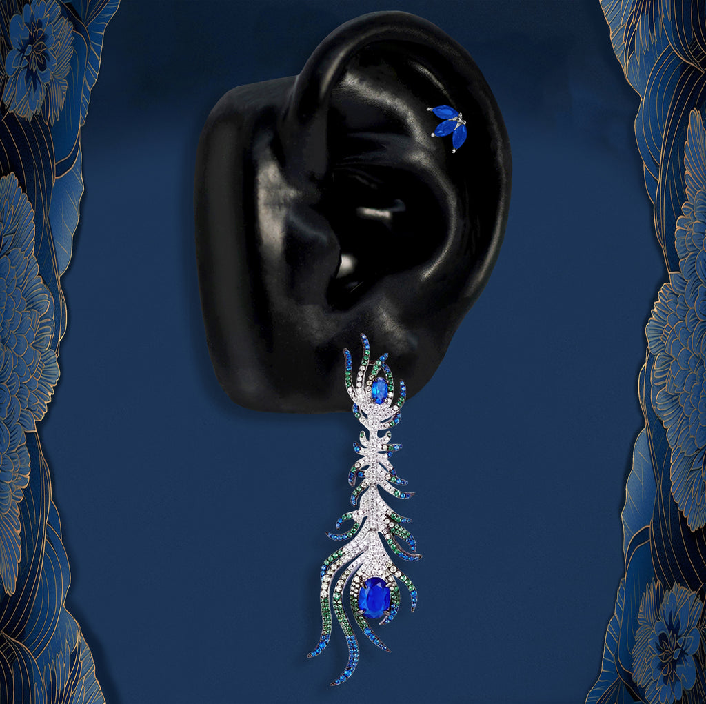 Earring Stacks Silver Finishing: I Am Magnificent